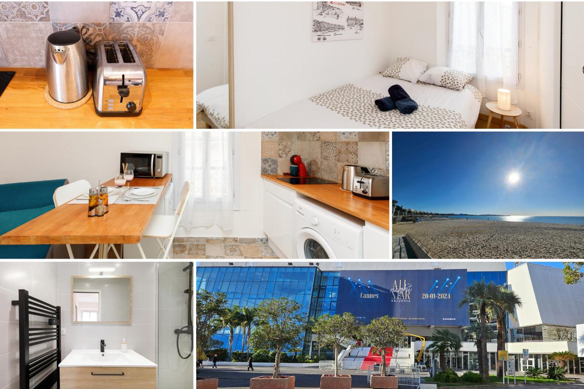Sweet Azur - Host Provence Lägenhet Le Cannet Exteriör bild